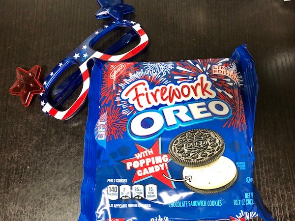 アメリカみやげ・花火オレオ！🎆Fire Work OREO!! with popping candy